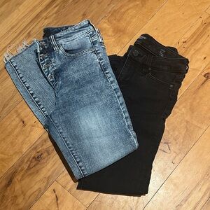 Liverpool Jeans Company Skinny Jeans in Black and Blue